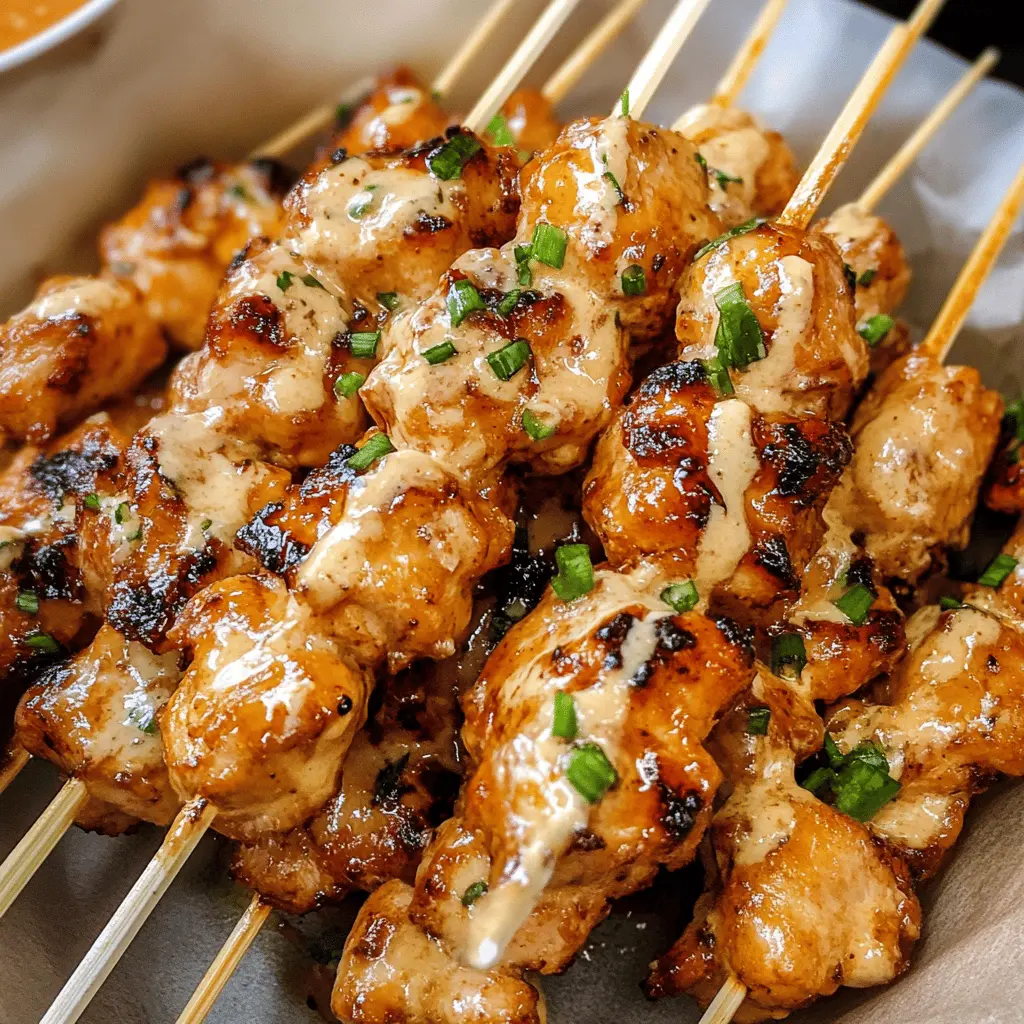 Spice up your next meal with these Bang Bang Chicken Skewers! These juicy, marinated chicken pieces are grilled to perfection and smothered in a creamy, tangy sauce that’s simply irresistible. Perfect for summer barbecues or a quick weeknight dinner, these skewers are sure to impress. Save this recipe for your next gathering!