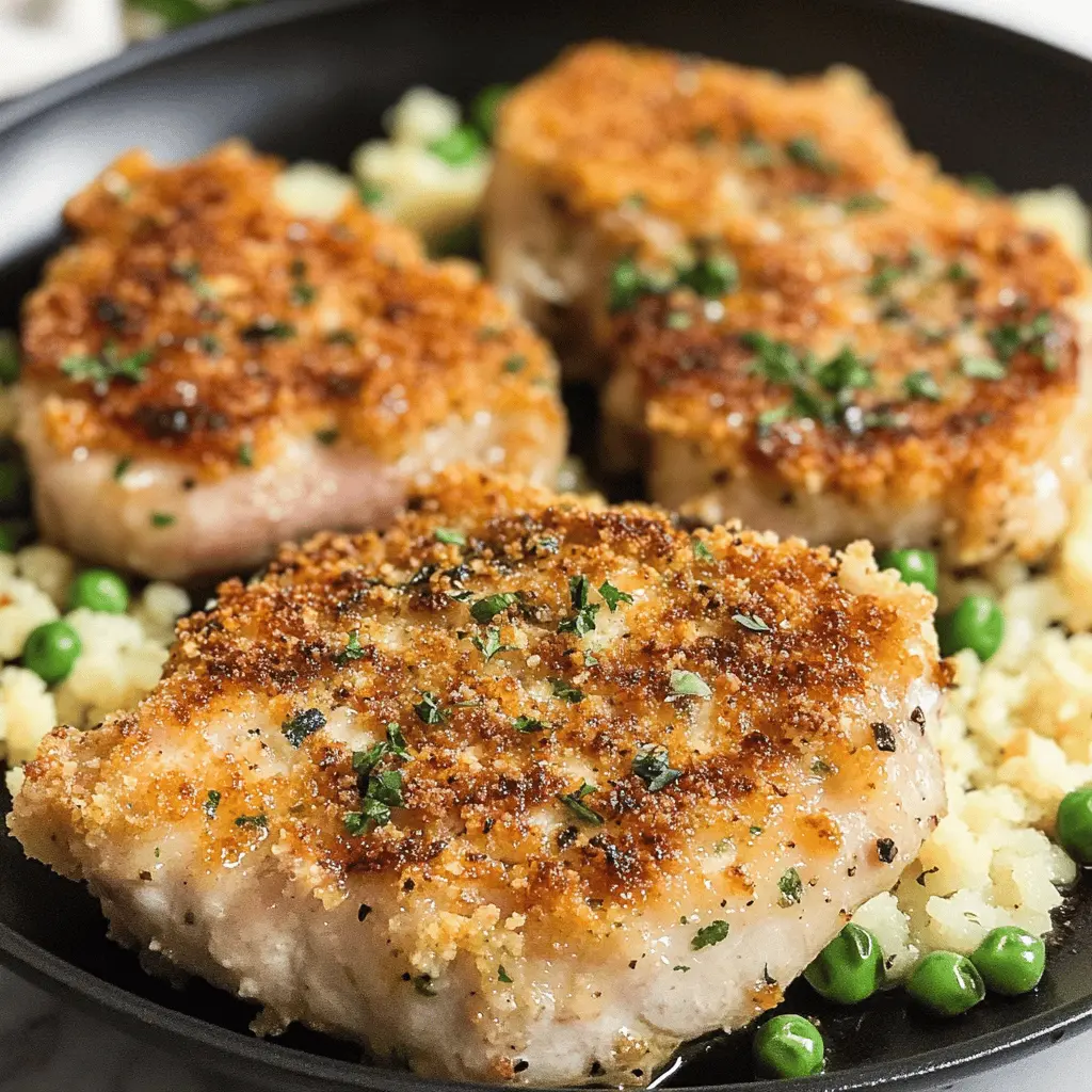 These Blackstone Parmesan Crusted Pork Chops are a delicious way to elevate your weeknight dinners! Coated in a crispy Parmesan crust, these juicy chops pack a savory punch with every bite. Perfect for grilling on your Blackstone griddle or skillet. Save this recipe for your next family gathering or outdoor cookout!
