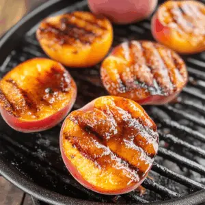 Sweet, juicy peaches caramelized to perfection on the grill! This Brown Sugar Grilled Peaches recipe combines the rich flavors of brown sugar and a hint of cinnamon, making it the perfect treat for summer gatherings or cozy evenings. Ready in just minutes, these peaches can elevate any meal. Save this delicious recipe to impress your friends and family!