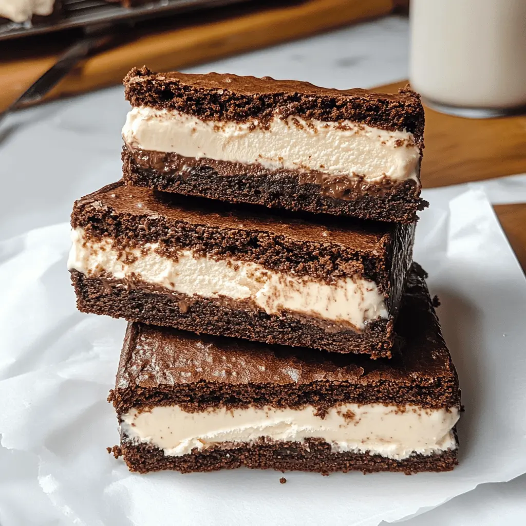 Treat yourself to these delightful Brownie Ice Cream Sandwiches! Rich, fudgy brownies envelop creamy ice cream for a perfect dessert. Ideal for hot days, parties, or simply as a sweet treat anytime. Don’t forget to save this recipe for your next gathering or a cozy night in!