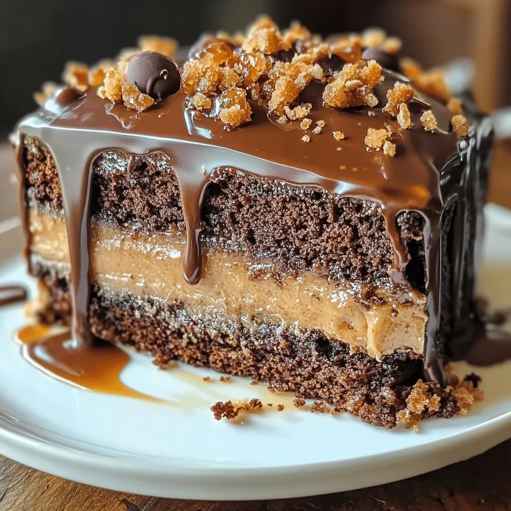Get ready to delight your taste buds with this Chocolate Caramel Toffee Crunch Cake! This mouthwatering dessert features layers of rich chocolate cake, gooey caramel, and a crunchy toffee topping that makes it truly irresistible. Perfect for birthdays, celebrations, or a sweet treat at home, be sure to save this recipe so you can impress your friends and family!