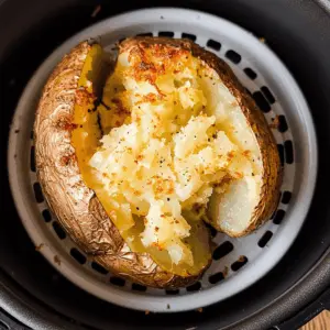 Get ready to enjoy perfectly crispy air fryer baked potatoes with a fluffy center! These potatoes are seasoned simply, making them a delightful side for any meal. Ideal for a quick weeknight dinner or a cozy gathering with friends, don't forget to save this recipe for your next potato craving!