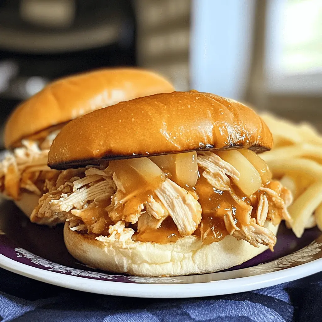 Sweet and tangy Crock Pot Hawaiian Chicken Sandwiches are perfect for easy weeknight dinners or game day gatherings! Made with tender chicken, pineapple, and a zesty barbecue sauce, these sandwiches pack a flavorful punch. Save this recipe for a hassle-free meal that everyone will love! Great for summer picnics or cozy family nights.