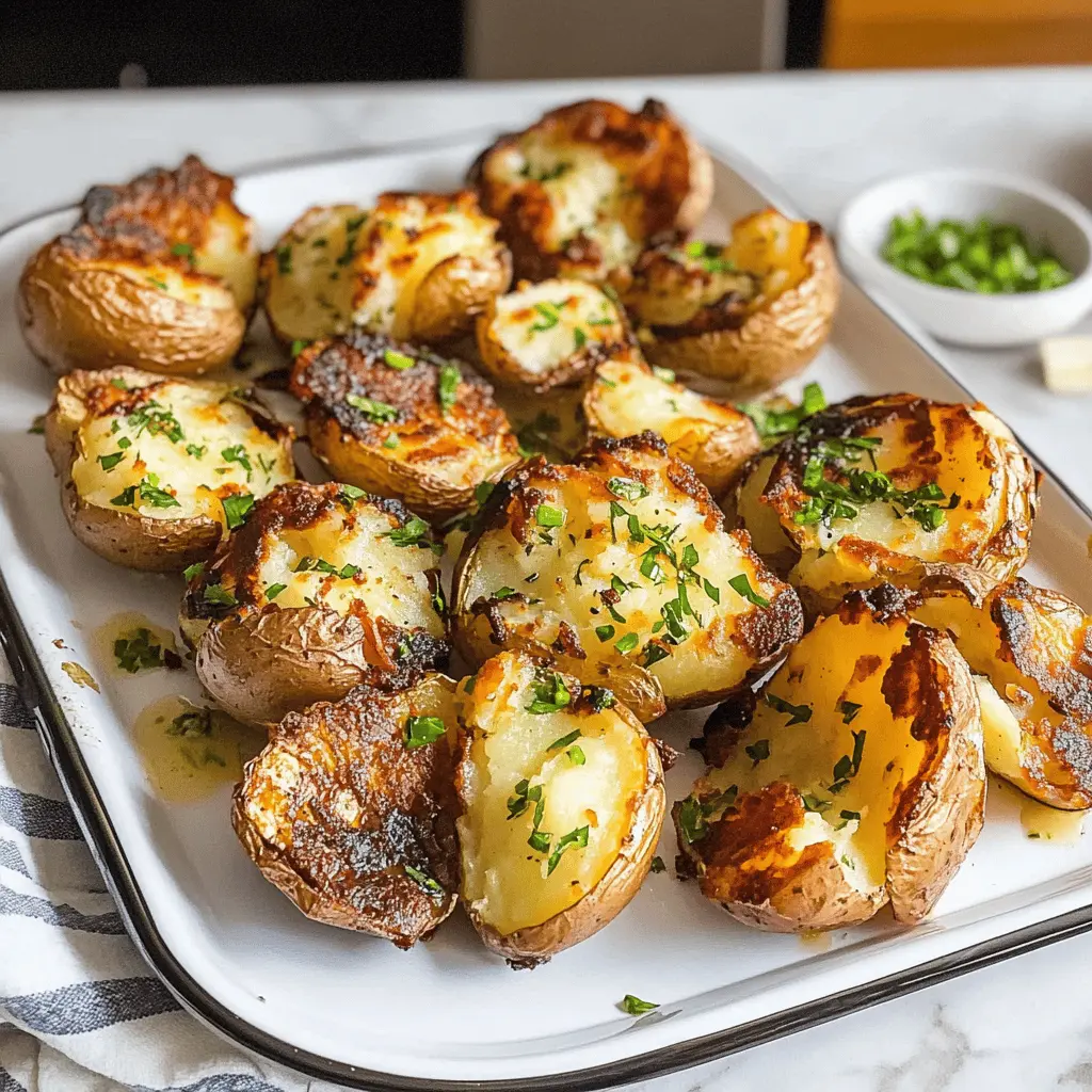 Crispy on the outside and fluffy on the inside, these Easy Blackstone Smashed Potatoes are a game-changer for your next BBQ! Made with just a few simple ingredients, they're perfect for any occasion. Elevate your meal with these delicious, flavorful potatoes! Save this recipe for a side dish your family will love!