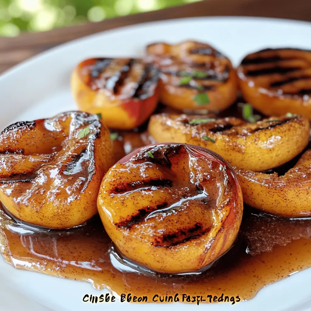 Brighten your summer gatherings with these delicious Grilled Peaches drizzled in Cinnamon Honey Sauce! Fresh, juicy peaches turn caramelized and sweet on the grill, making them the perfect dessert or snack. Perfect for backyard barbecues or a simple weeknight treat. Don’t forget to save this recipe for your next outdoor feast!