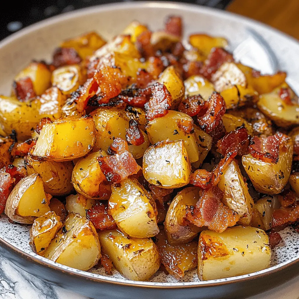 These Honey Bacon Roasted Potatoes are the perfect blend of sweet and salty, making them an instant crowd-pleaser at any dinner! Tossed in a delicious honey glaze and crispy bacon, they provide a delightful twist to your regular potato side. Save this recipe for your next family gathering or weekend brunch, and impress your loved ones with this tasty dish!