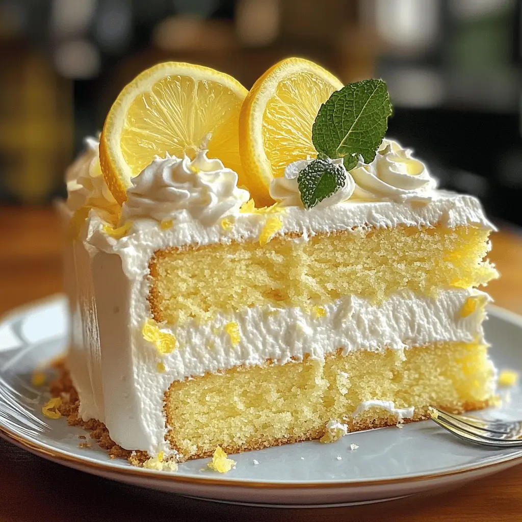 Treat yourself to a slice of this delightful Italian Lemon Cream Cake! With its zesty lemon flavor and creamy layers, this cake is perfect for celebrations or a cheerful dessert at home. Made with fresh ingredients, it promises a refreshing taste that brightens any occasion. Save this recipe to impress your guests or to enjoy during your next family gathering!