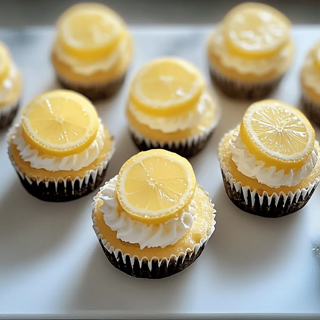 These Mini Lemon Cheesecakes are the perfect treat for citrus lovers! With a buttery crust and a creamy, tangy filling, they're a deliciously refreshing dessert for any occasion. Perfect for summer gatherings, brunches, or as a sweet snack. Save this recipe to impress your guests with a delightful bite-sized indulgence!