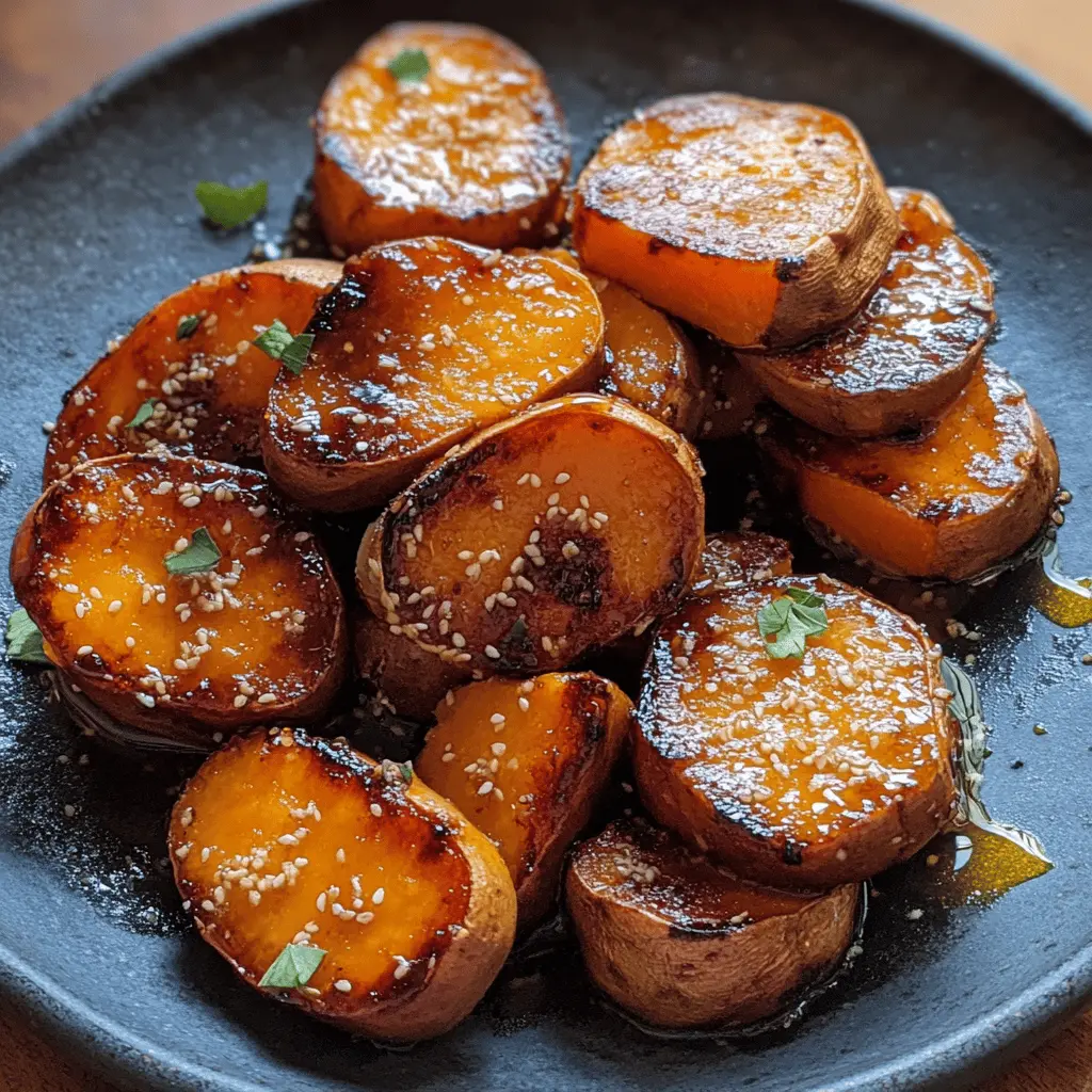 These Miso Glazed Melting Sweet Potatoes will take your side dish game to new levels! The rich and savory miso glaze adds a delightful depth of flavor, while the buttery-soft sweet potatoes melt in your mouth. Perfect for holiday gatherings or a cozy weeknight dinner, don’t forget to save this recipe for your next meal!