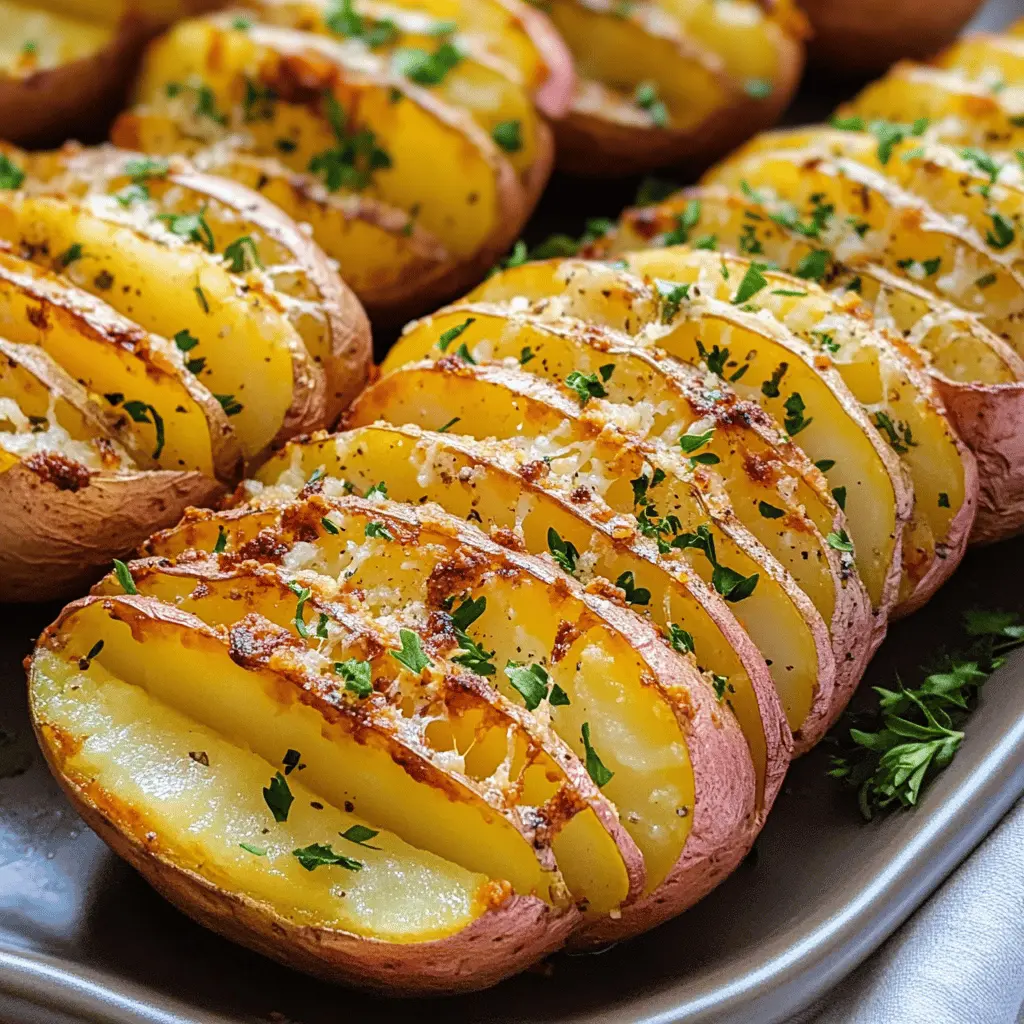Get ready to enjoy sliced baked potatoes, perfectly crispy on the outside and soft on the inside. This simple recipe highlights the natural flavor of potatoes complemented with herbs and spices. Ideal for gatherings or as a tasty side dish, these baked slices are sure to impress. Save this pin for a delicious addition to your next meal!