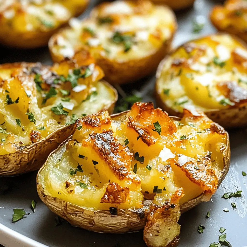 These crispy smashed potatoes are the perfect blend of crunchy and tender! With their buttery flavor and seasoned finish, they make a delightful side dish for any meal. Easy to prepare and a hit at gatherings, you'll want to save this recipe for your next dinner party or family gathering. Enjoy a delicious twist on your classic potato side!