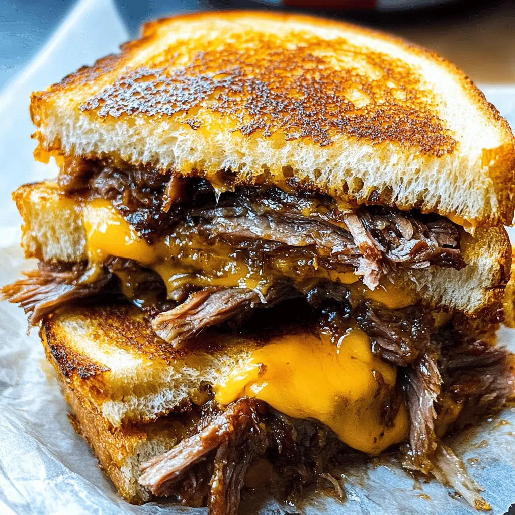 Heat up your taste buds with this Smoked Brisket Grilled Cheese! Packed with tender, flavorful brisket and gooey cheese, it’s the ultimate comfort food. Perfect for game day or a cozy night in, this sandwich is sure to impress. Save this recipe for your next gathering and enjoy a delicious twist on a classic!