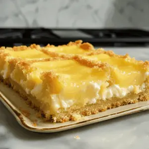 Looking for a simple yet delicious dessert? This Tangy Lemon Cream Cheese Dump Cake features a buttery crust that's hard to resist! With layers of zesty lemon and creamy goodness, it’s perfect for any occasion, from family gatherings to potlucks. Don't forget to save this recipe for a sweet treat you can whip up in no time!