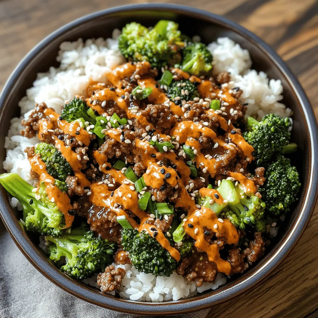 Looking for a quick and delicious weeknight dinner? This Teriyaki Ground Beef and Broccoli with Yum Yum Sauce combines tender beef and crisp broccoli, all coated in a sweet and tangy sauce. Perfect for meal prep or a cozy family meal, this recipe will delight your taste buds. Save this pin to create a satisfying dish any night of the week!
