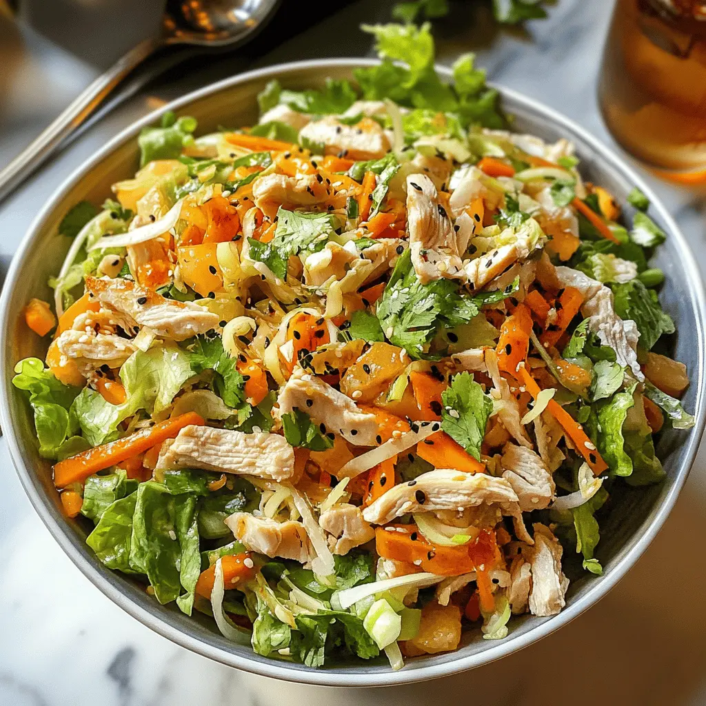 Quick and Easy Chinese Chicken Salad Recipe