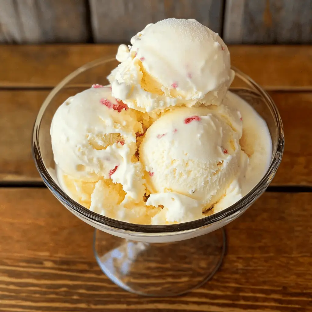 Easy Homemade Vanilla Ice Cream Recipe