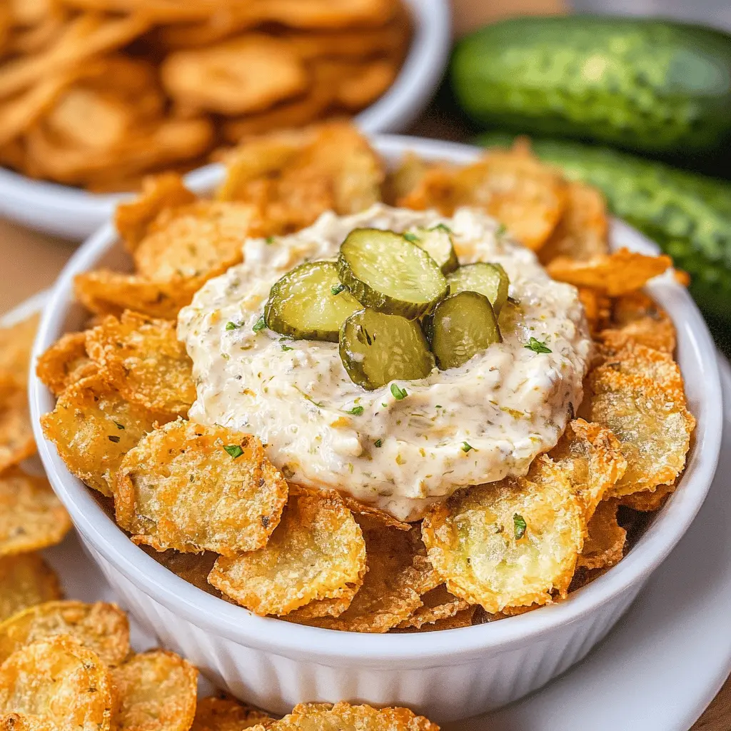 Easy Fried Pickle Dip Recipe for Parties