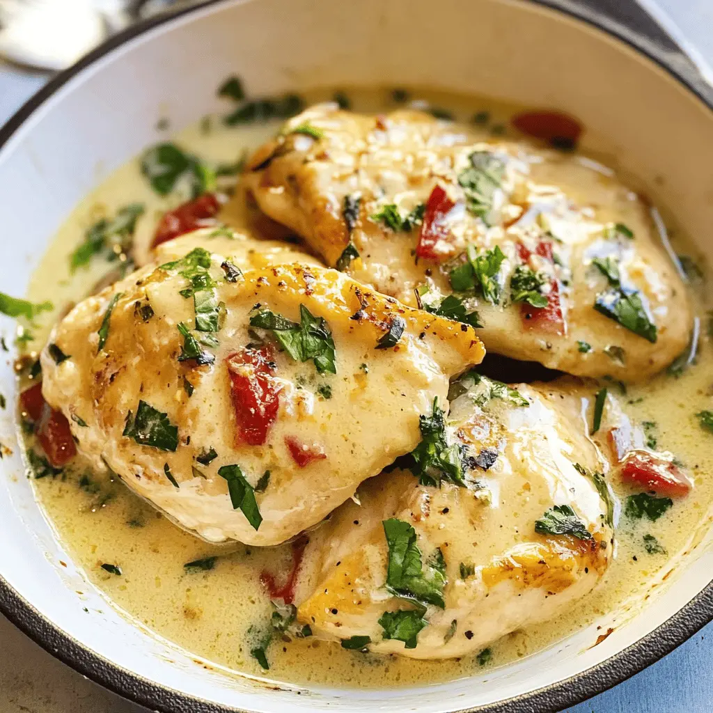 Easy Creamy Tuscan Garlic Chicken Recipe