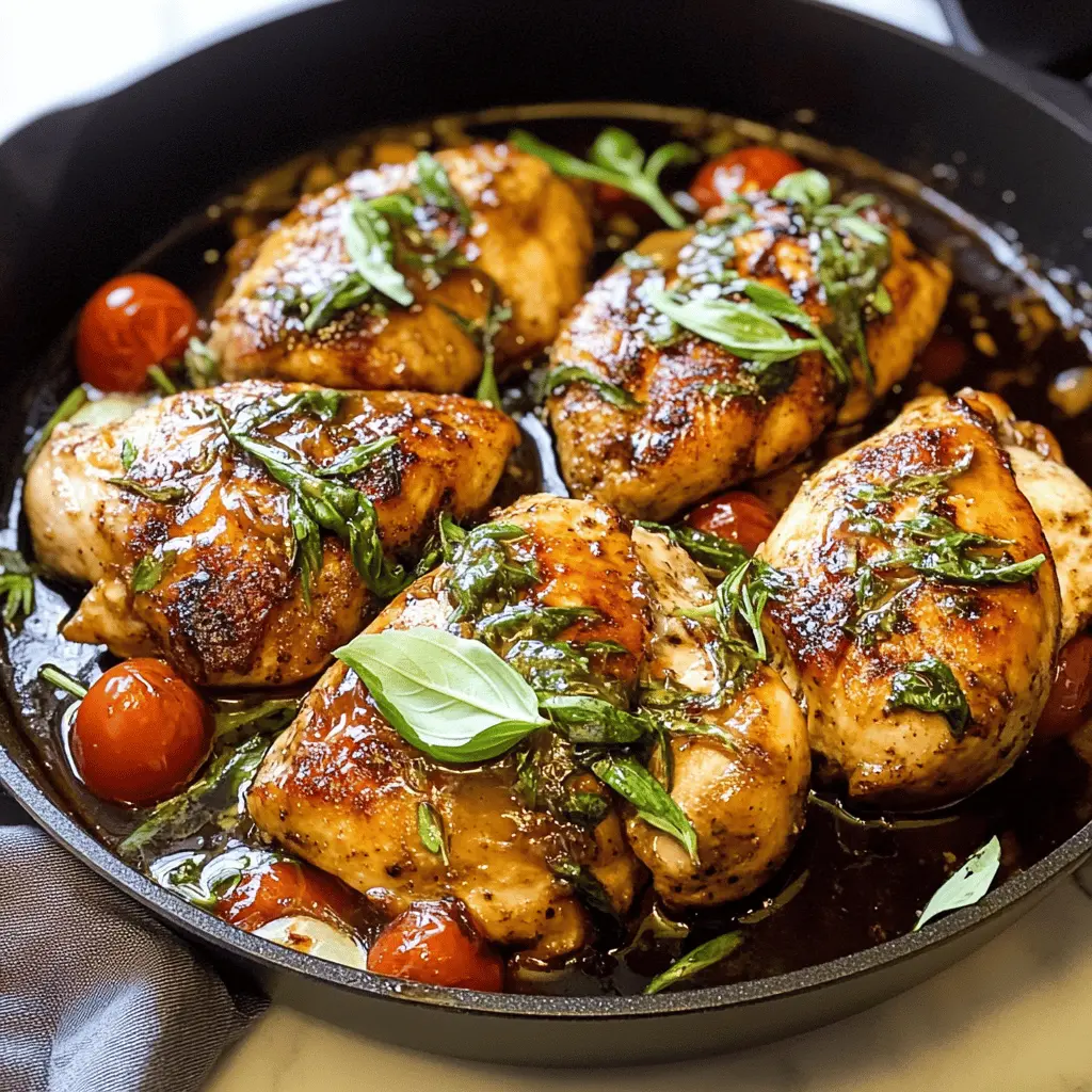 Easy One Pan Balsamic Chicken Recipe