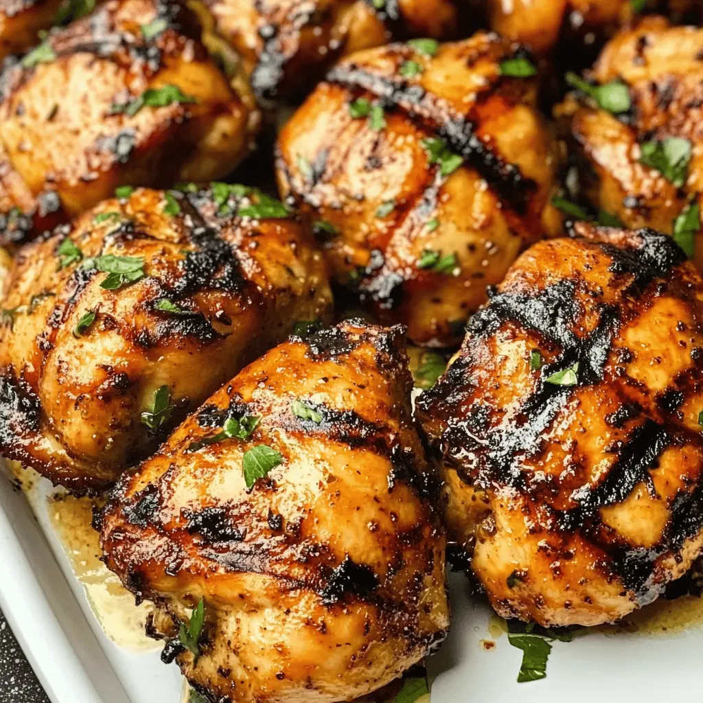 Easy Marinated Grilled Chicken Thighs Recipe