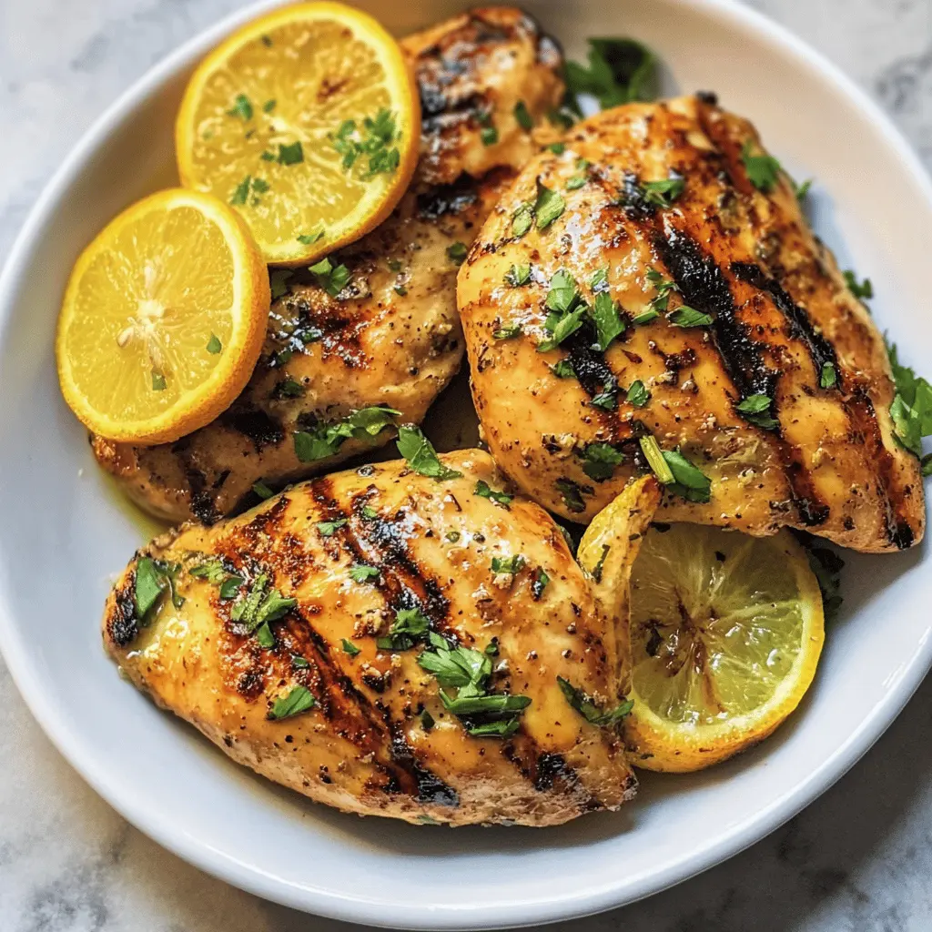 Easy Citrus Dijon Grilled Chicken Recipe