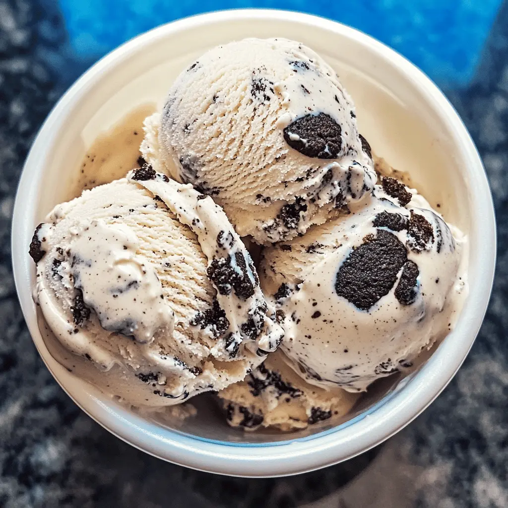 Easy Homemade Cookies and Cream Ice Cream Recipe