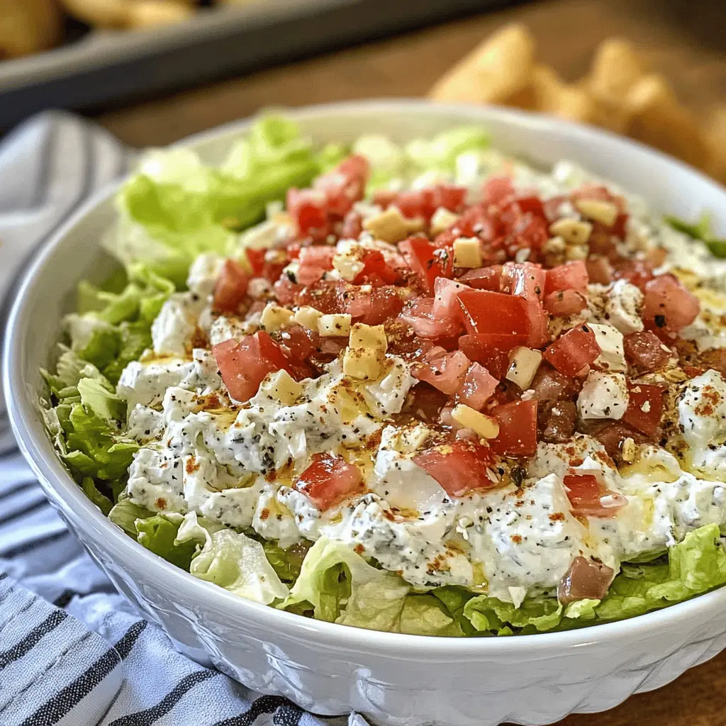 Easy Creamy Wedge Salad Dip Recipe
