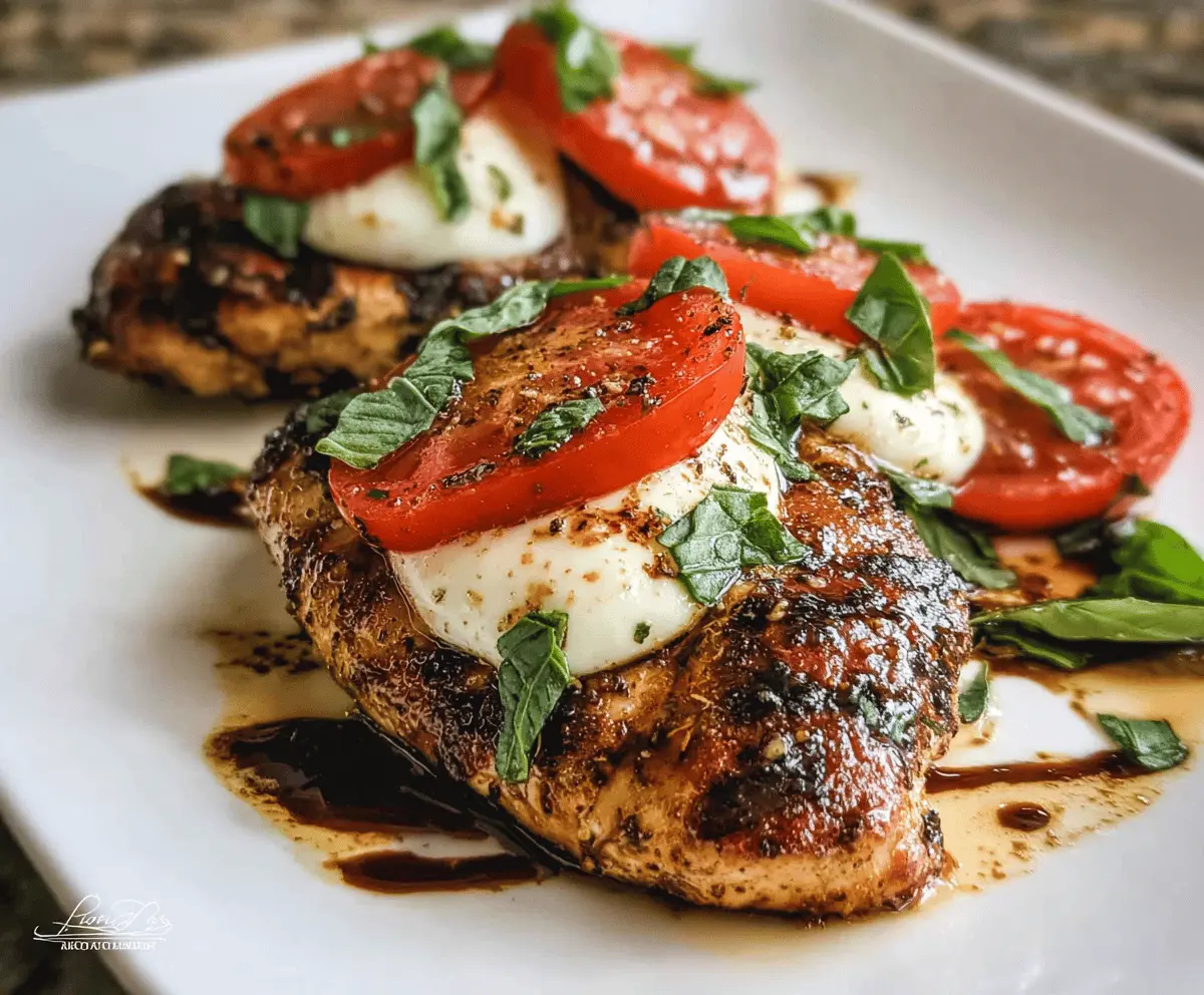 Easy Grilled Chicken Caprese Salad Recipe