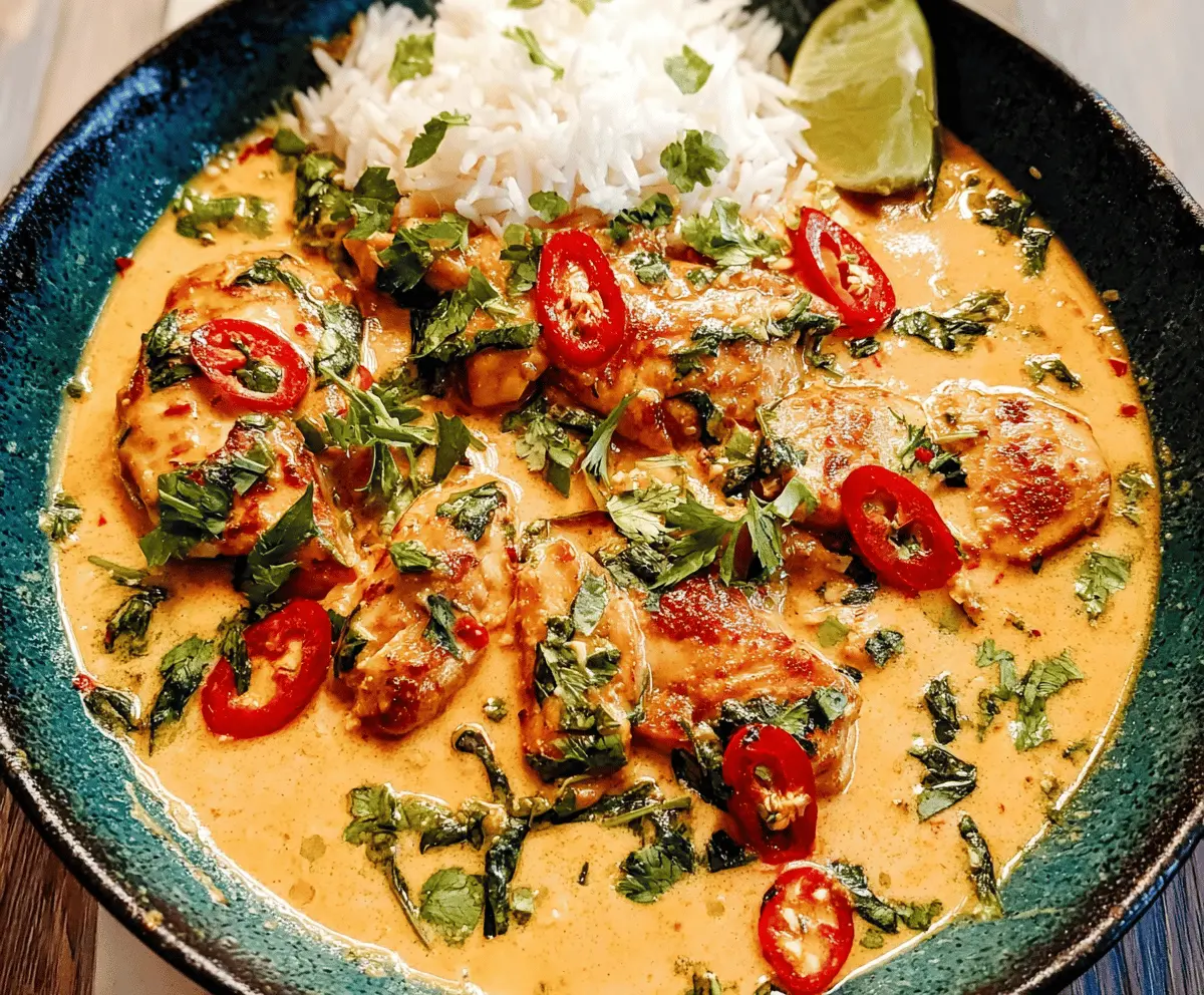 Easy Creamy Coconut Chicken Recipe