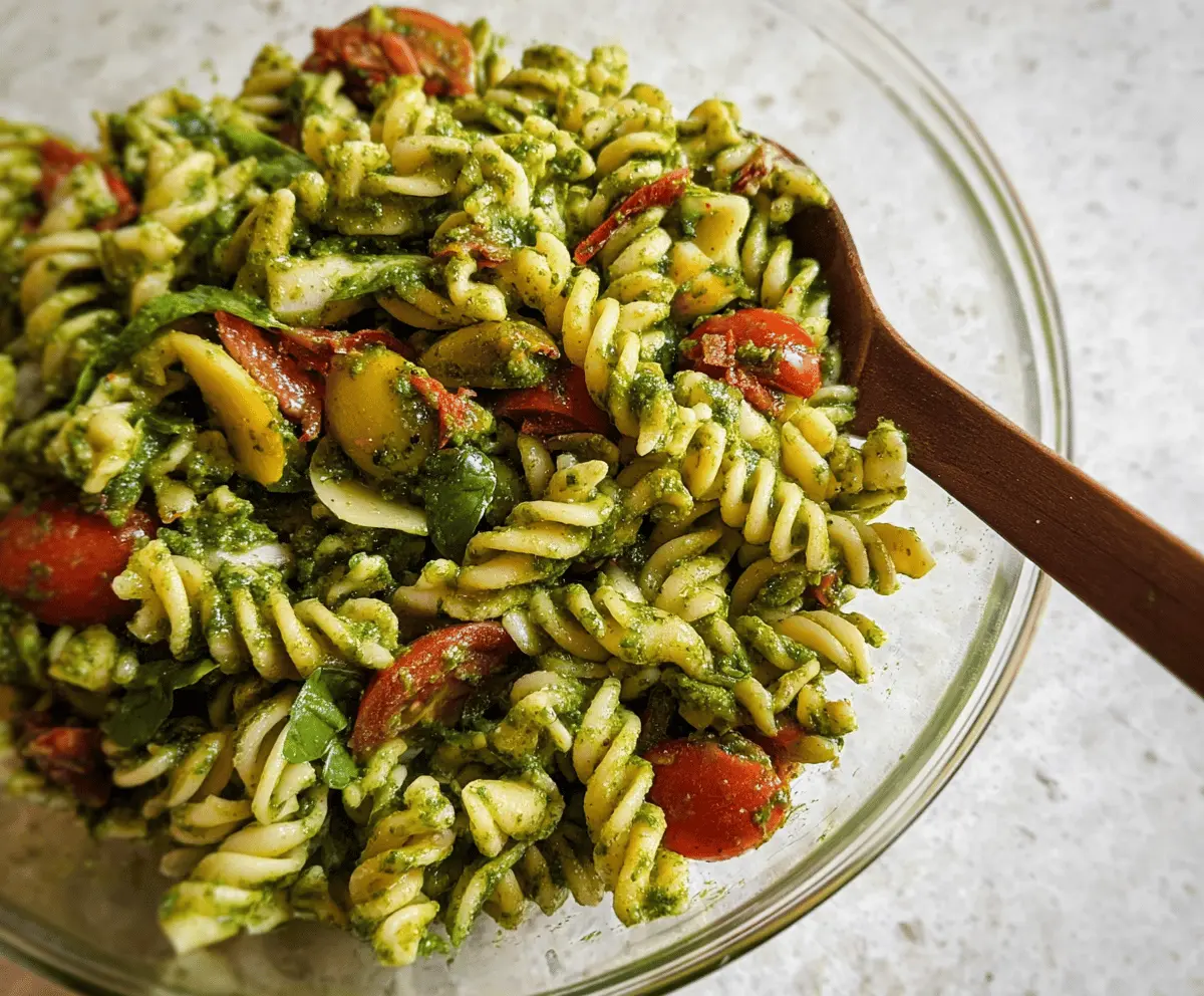 Easy Pesto Pasta Salad Recipe for Summer
