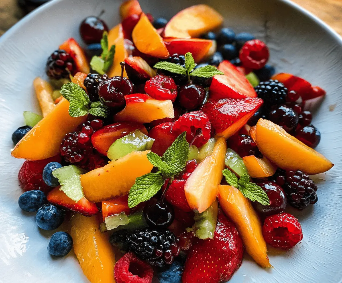 Easy Summer Fruit Salad Recipe for Hot Days