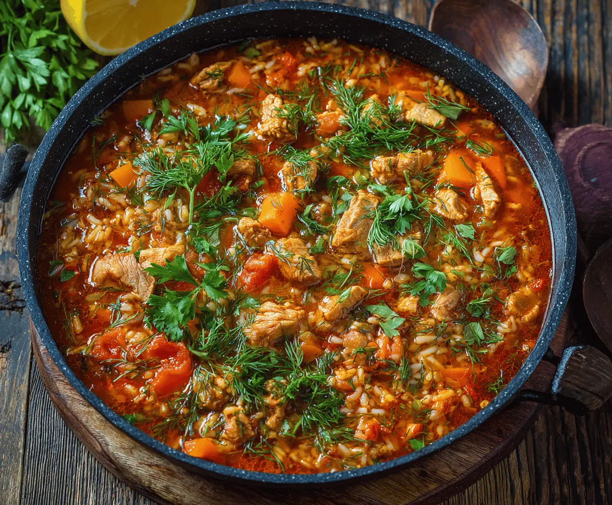 Turkey and Rice Stew