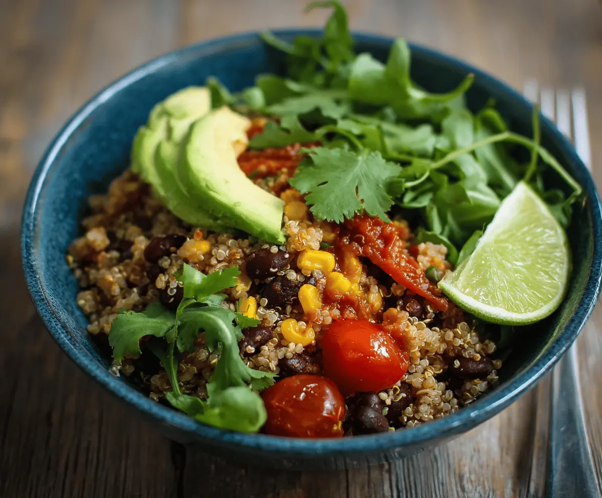 Quinoa and Black Bean Bowl