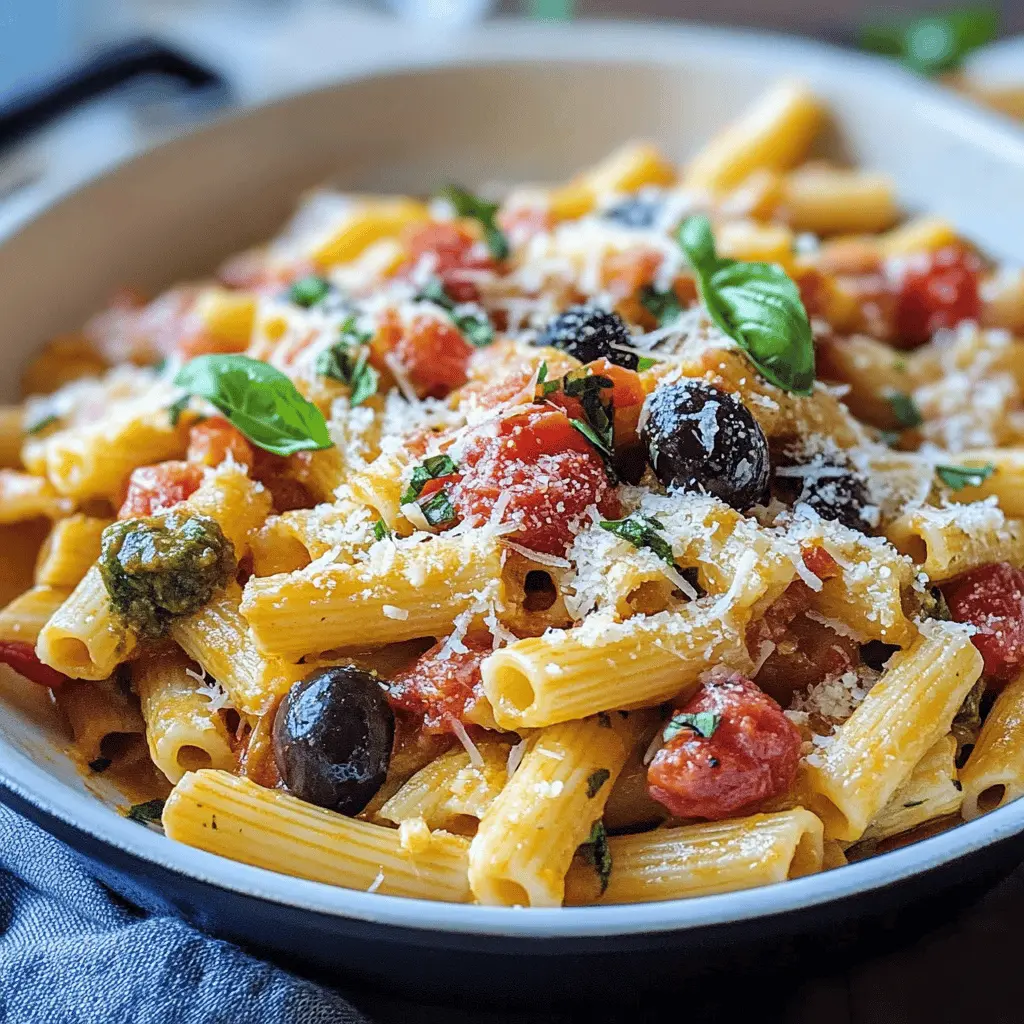 Easy One-Pot Mediterranean Pasta Recipe