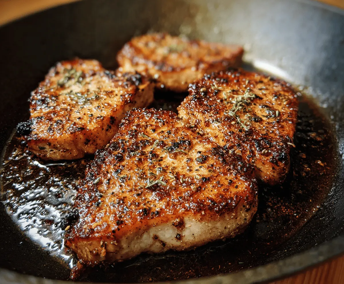 Easy Juicy Boneless Pork Chops Recipe