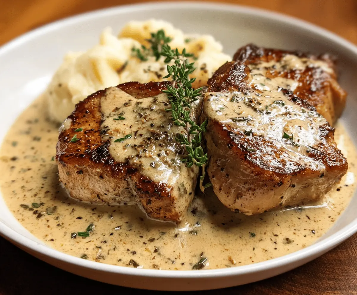 Creamy Ranch Slow Cooker Pork Chops Recipe