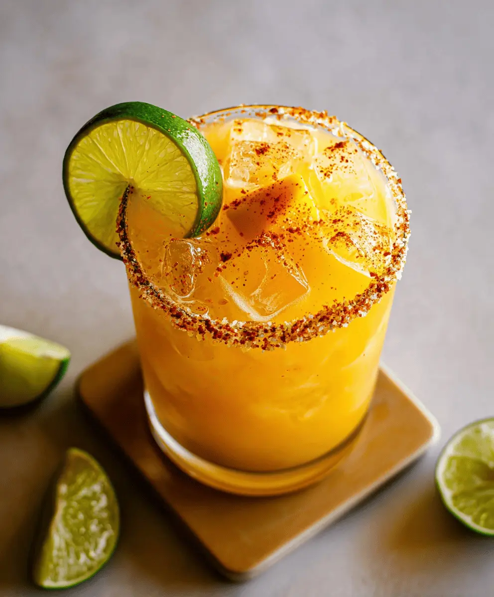 Spicy Mango Margarita with Hot Honey Twist