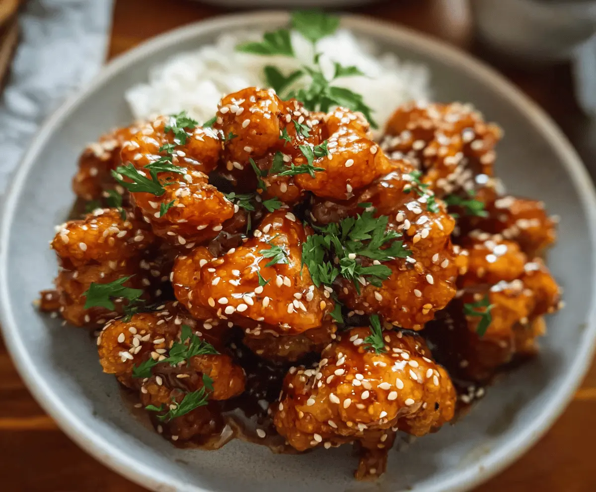 Sticky Sesame Cauliflower Recipe – Easy & Delicious
