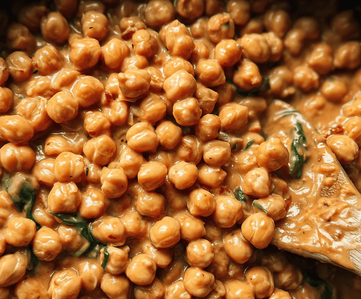 Cheesy Marry Me Chickpeas Recipe
