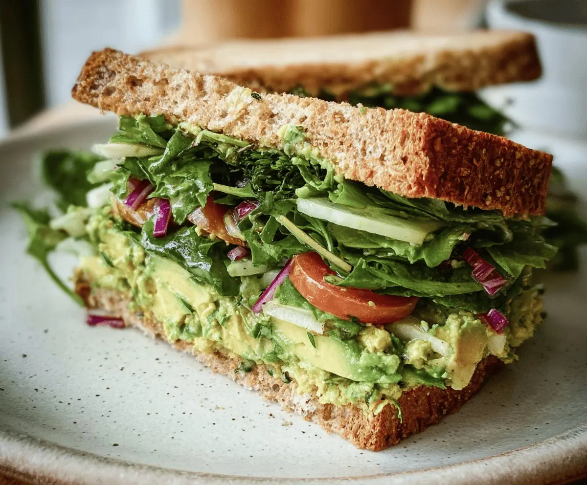 Easy Green Goddess Salad Sandwich Recipe