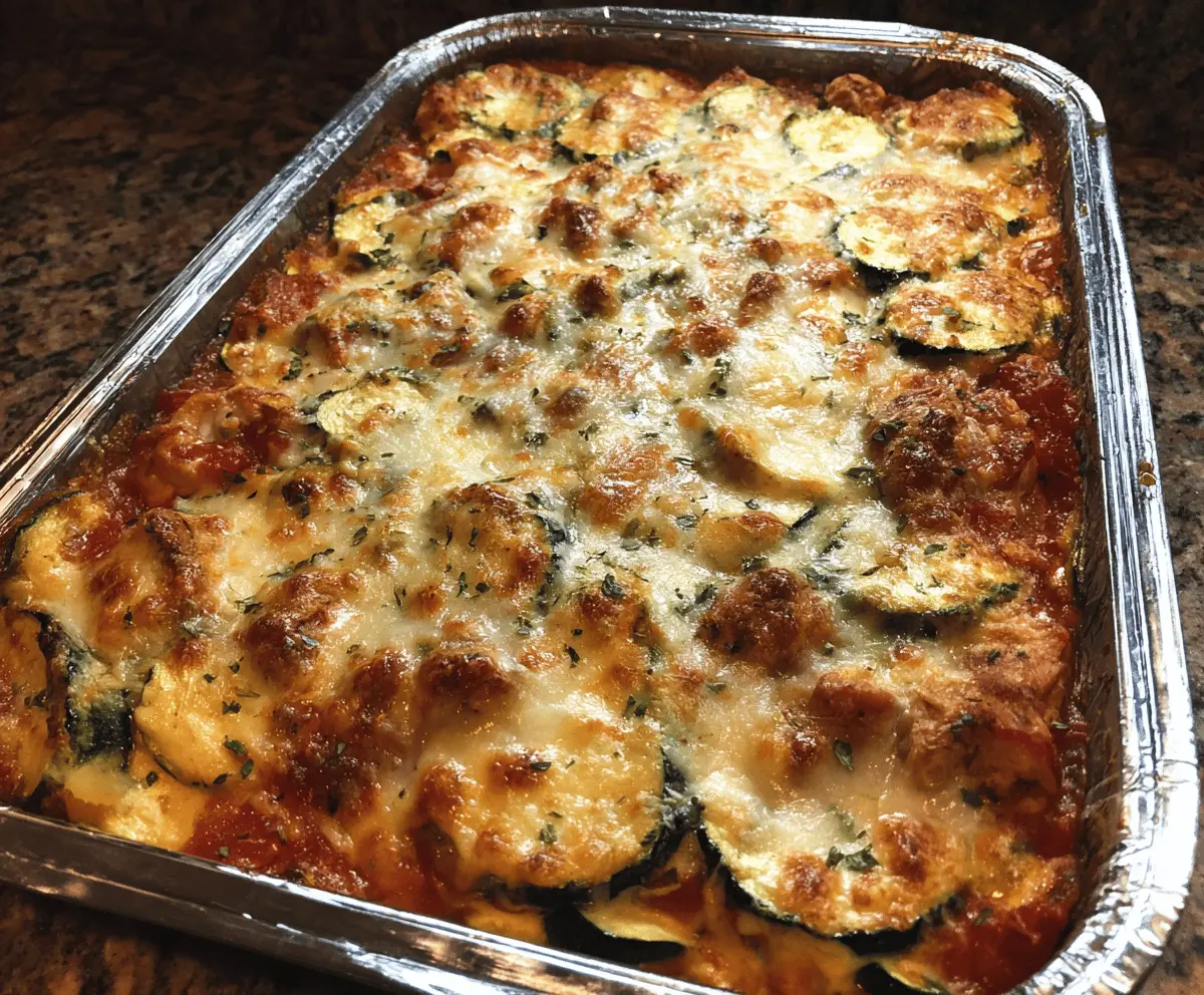 Easy Italian Chicken and Zucchini Bake Recipe