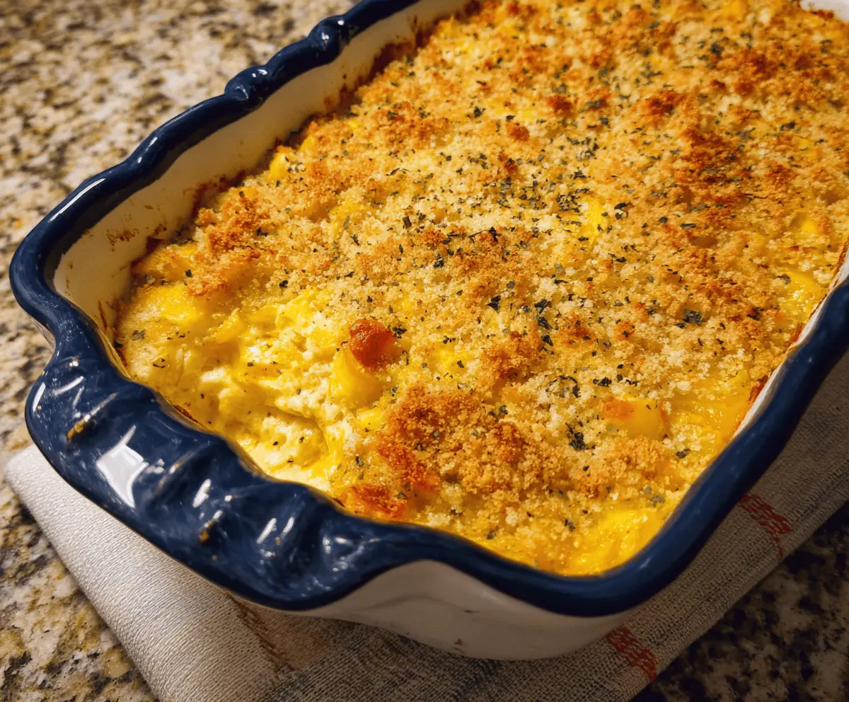 Easy Yellow Squash Casserole Recipe