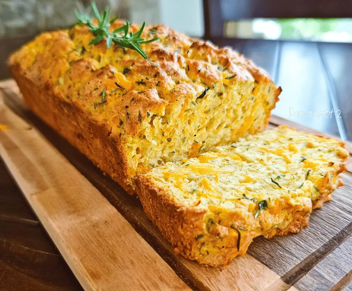 Herb and Cheddar Squash Bread Recipe