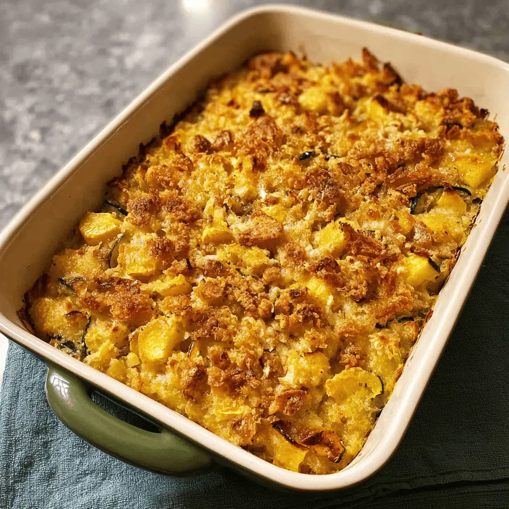 Easy Southern Squash Casserole Recipe