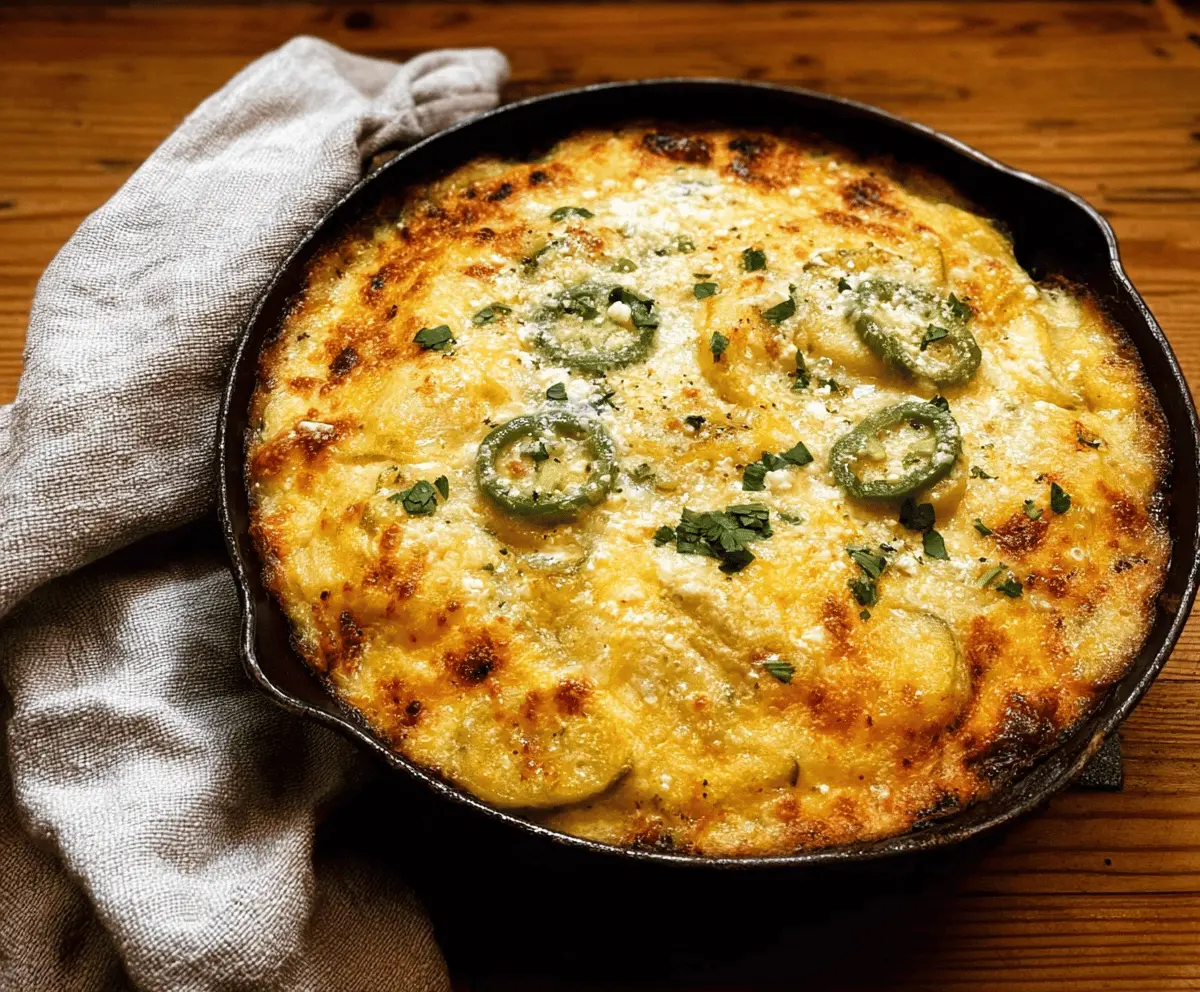 Easy Green Chile Yellow Squash Casserole Recipe