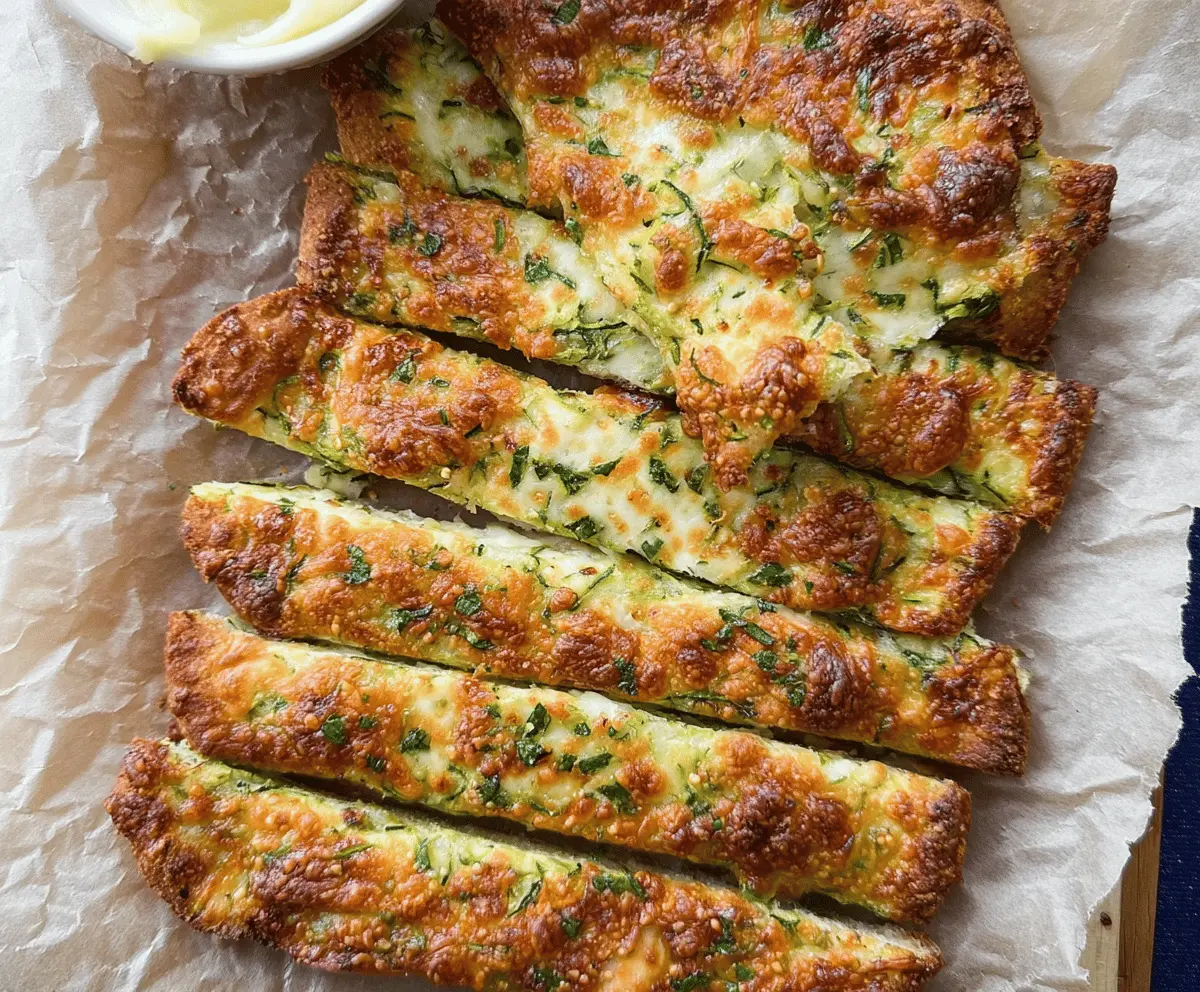 Easy Zucchini Breadsticks Recipe for Snacking