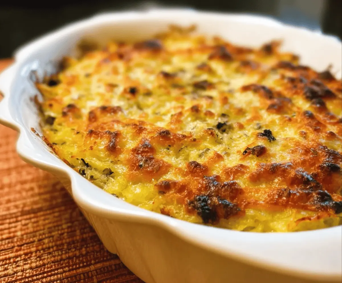 Healthy Spaghetti Squash Au Gratin Recipe