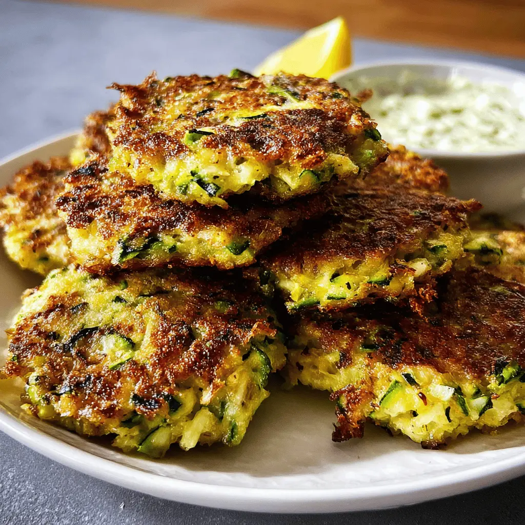 Crispy Zucchini Patties Recipe for Easy Snacks