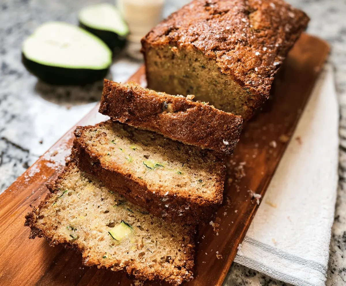 Moist Apple Zucchini Bread Recipe