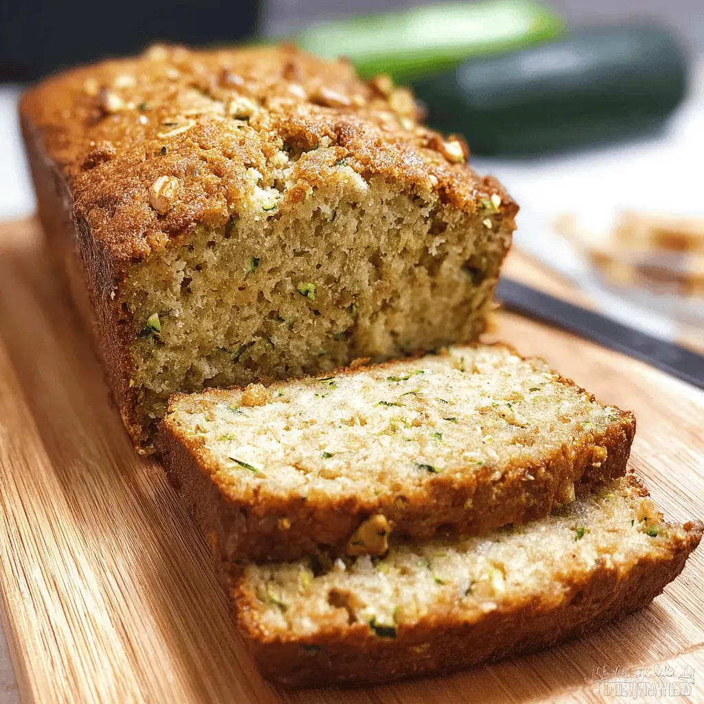 Moist Almond Flour Zucchini Bread Recipe